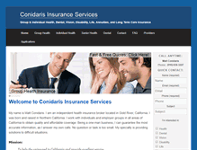 Tablet Screenshot of conidarisinsurance.com
